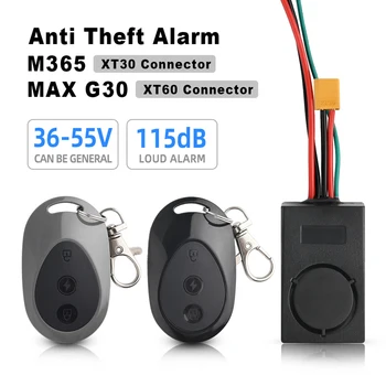 115dB Electric Scooter Anti-Theft Alarm System 36V-55V Anti-signalisatsiooni Puldi Jaoks Xiaomi M365/PRO/1S Ninebot MAX G30