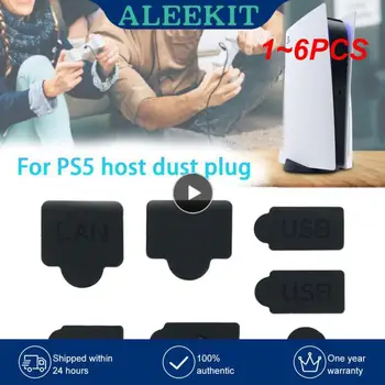 1~6TK Tolmu Pistik PS5 mäng consoleset Silikoon Tolmu Protector Anti-tolmu Kate Tolmukindel Pistik PS5 Mängukonsool Tarvikud