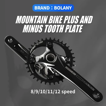 2023 Bolany MTB Jalgratas Crankset 104BCD Katmine Õõnes Vänt 170mm Integreeritud Chainring 36TWith Alt Ümmargune Auk Jalgrattasõit Osad