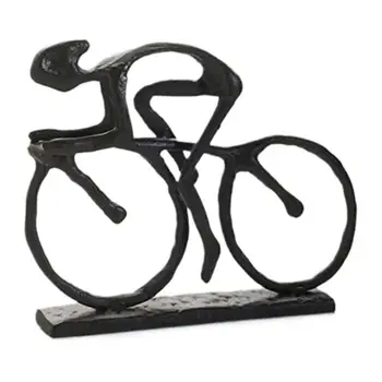 Abstraktne Malmist Jalgrattur Skulptuur Kaasaegne Ornament Koos Bike Lihtne Kodus Aktsendid Jalgratta Art Decor Jalgratta-Harrastajatele