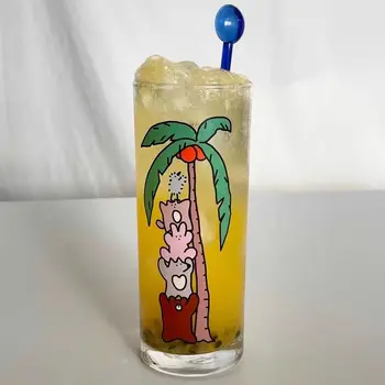 Armas Läbipaistev Kõrge Ilu Klaasi Vee Tassi, korea INS Piim, Mahl Suure Mahutavusega Mini Cup Komplekt Crystal Vodka Klaasist Tassi