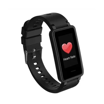 C2 Smart Bänd Meeste Spordi Kellad Tervise Südame Löögisageduse Fitness Tracker Pedometer Naiste Käepaela IOS Android(Must)