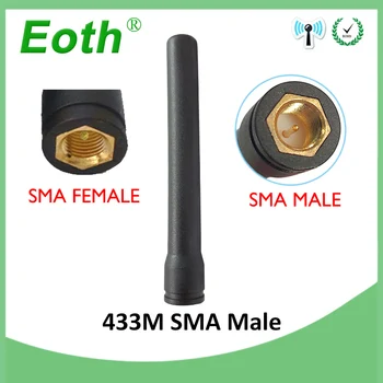 eoth 433MHz antenn LORA 3dbi SMA Male female Connector 433 mhz antenn kummist antenn asjade interneti traadita watermeter Gasmeter Lorawan