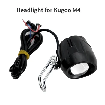 Esitulede jaoks 10inch KUGOO M4 Electric Scooter LED Esi-Hele Lamp, millel Sarv Kella 2 1 E-bike Ees Valgus Roller Osad
