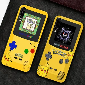 GameBoys-P-Pokemons-Pikachus Pehme Juhtudel Samsung Galaxy A30 A30S A50 A50S A10S A70 A20S A90 A10 A40 A7 A9 2018 Silikoonist Kate