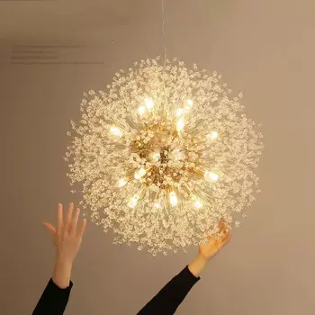 Kaasaegne Crystal Võilill Lühter Valgustus Ripats Lamp Elutuba Söögituba Kodu Kaunistamiseks