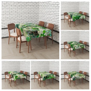 Kodu laudlinad, söögituba tabelid kaunistamiseks ja ristkülikukujuline tabel tarvikud veekindel riie Anti-plekk laudlina