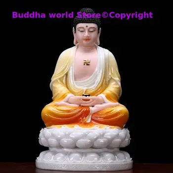 Kõrge hinne Buddha kuju Kõikvõimas Sakyamuni Buddha kuju kodu perekonna Jumalateenistus otstarbekus turvaline kaitse HEA ÕNNE Talisman