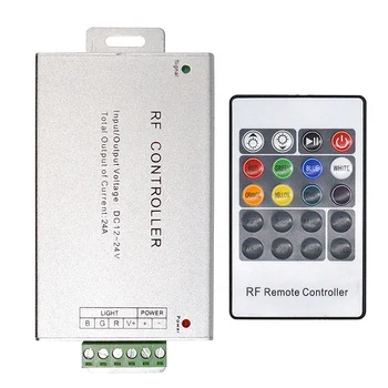 LED Kontroller 12-24V Madal Rõhk RF Värvikas 20-Võti, kaugjuhtimispuldiga RGB Valgus Baar Dimm Töötleja