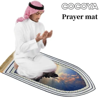 Moslemi Palves Matt Islami türgi Palve Vaibad Mitte Tõsta Faux Kašmiir Vaip Palverännak Tegevuse Asjade Ramadan Eid Kingitused