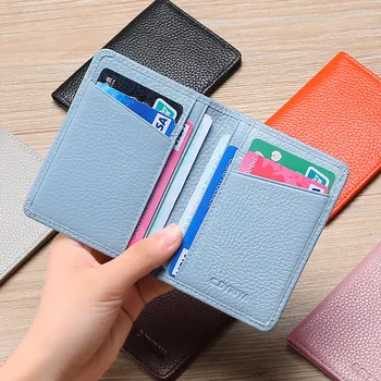 Multi-kaardi Pesa (Solid Color Kantav Nahast Kaardi Puhul Universaalne Pank, krediitkaart, ID Bussi-Kaardi Hoidik Reisi Kaart Korraldaja