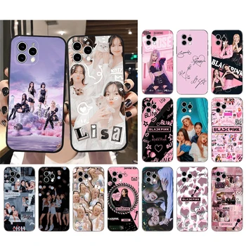 MUST--pink-kpop Lisa Jisoo Tõusis jennie ' ga Telefoni Case For iphone 15 14 Pro Max 13 12 11 Pro Max XSMax XR 12 13 mini 14 Pluss Kest