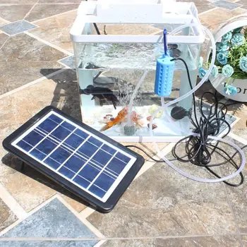 Päikese USB Hapniku Suurendada Pumba Väike Kala Tank Vaikne Kodu Väljas Tõstmine Kalapüügi Kaasaskantav Õhk Vesi Pumpade Oxygens Suurendada