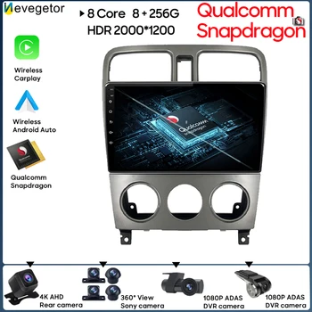 Qualcomm Snapdragon Android 13 Car-Video-Player Subaru Metsnik SG 2002-2008 GPS Navigation Autoradio Tarvikud Carplay