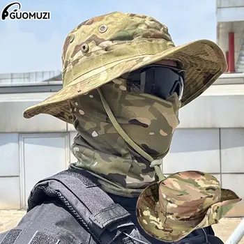 Taktikaline Kamuflaaž Ühise Põllumajanduspoliitika Sõjalise Müts Armee Mütsid Mehed Naised Vabaõhuspordi Päike Boonie Kopp Matkamine Kalapüük Jahindus Ronida Mütsid