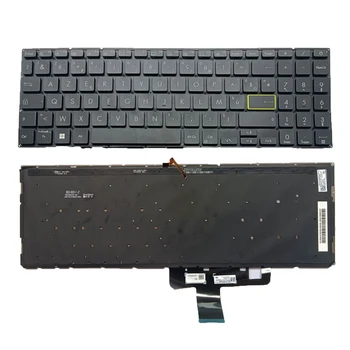 Uus must FR taustvalgustusega Klaviatuur Asus Vivobook X521 X521J X521F X521EA X521IA