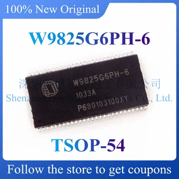 UUS W9825G6PH-6 Originaal tõeline 16M*16-bit SDRAM mälu töötab kiip. Pakett TSOP-54