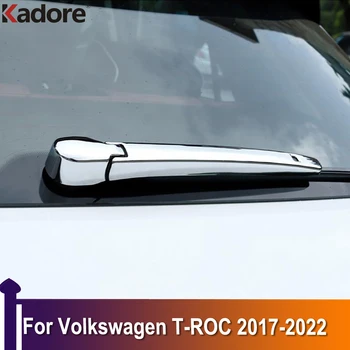 Volkswagen T-ROC TROC 2017-2019 2020 2021 2022 Chrome Tagaklaasipuhasti Kate Sisekujundus Garneering Vormimise Auto Tarvikud