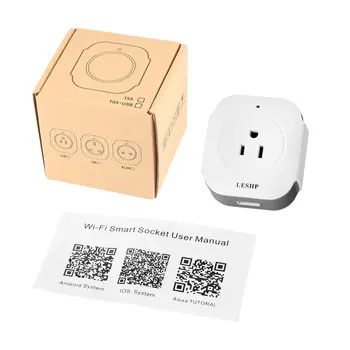 Wireless Mini Pesa Smart Pistik: USB Väljund 5V/1A) Wi-Fi Smart Lüliti, Pistikupesa Töötab Amazon Kaja Ja Alexa
