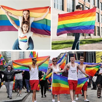 Zollor 1TK 15*90cm Vikerkaar Festivali Paraad Vikerkaare Lipud samasooliste Lipud LGBT-Lipud Edu Pansexual Bi-ja Transseksuaalide