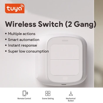 1 TK Topelt Mini Smart Nupp Switch Multi-Function Tuya Smart Zigbee Switch For Home Automation