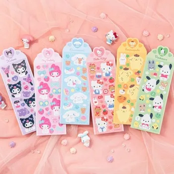 10-50tk Sanrio Kleebised Kawaii Kuromi Meloodia Kitty Cartoon Sülearvuti Notebook Teenetemärgi isekleepuvad Maali Cute Diy Kleebis