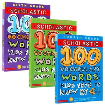 100 Sõna Lapsed On Vaja Lugeda Hinne 4-6 Originaal Inglise-Ameerika Algkooli Märksõna Sõnavara, Lugemine, Töövihiku Harjutus