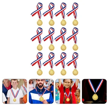 12 Tk Medal Mänguasi Lastele Medal Auhinnad Lapsed Lindi Kuldmedalit Tsingi Sulam Medal Mänguasi Lapsele, Medalid, Auhind Lapsed Mitmed Medalid