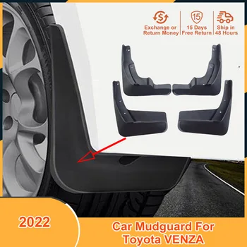 2022-2022 Auto Mudguard Toyota Venza 2022 Tarvikud Auto Poritiiva Protector Mudflaps Muda Klapid Splash Valvurid 4tk Must PVC