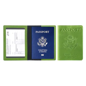 2024 uus Vastupidav Unisex nahast pass, kaart, kott, Kantav Nahast Kaart, Pass Kabuur Ladustamise Kott Kaardi Omanik 14x7.62cm