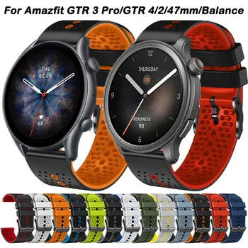 22mm Silikoon Smart Watch Rihmad Huami Amazfit GTR 3 Pro/GTR3/GTR 4 2 2e 47mm/Tasakaal/Piiripunkt 5 Käepaela Käevõru Tarvikud