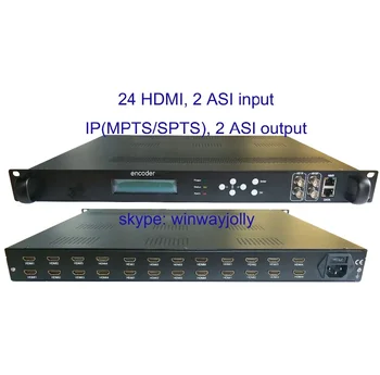 24 HDMI IP/ASI kodeerija, HDMI sisend ja IP/ASI väljund, HDMI IP-kodeerija, HDMI ASI kodeerija, laos müügiks, õiglane hind