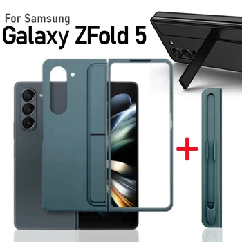 2In1 Case For Samsung Galaxy Z Murra 5 ZFold 5 Z Fold5 5G Katab Telefoni Seista Omanik Pen Pesa Protector Ultra Õhuke Kest ZFold5