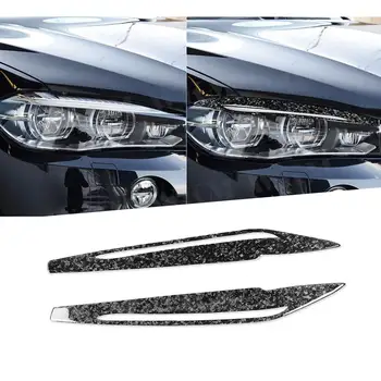 2PCS/Set Front Lamp Kulmu Esitulede Katted Sepistatud Süsinik BMW X5 F15 2014-2018 Auto Sisekujunduses
