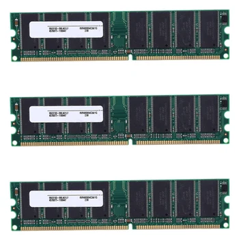 3X 2.6 V DDR 400Mhz 1GB Mälu 184Pins PC3200 Töölaual RAM, CPU, GPU APU Non-ECC CL3 DIMM