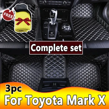 Auto Põranda Matid Toyota Mark X X130 2010-~2019 Luksus Nahast Vaip Vaibad Vaibad Salongi Osad, Auto Tarvikud 2011 2012 2013