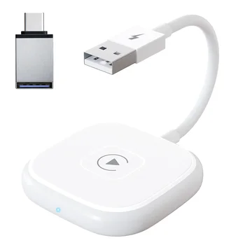 Carplay Traadita Adapter, Apple 5GHz WiFi Automaatne Ühendus Bluetoothi Carplay Adapter OEM Auto Mudel 2015+ A