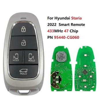 CN020248 Osa Number 95440-CG060 Jaoks Hyundai Staria 2022 Smart Remote Key 5 Nupud 433MHz 47 Kiip Võtmeta avamis-ja käivutussüsteem