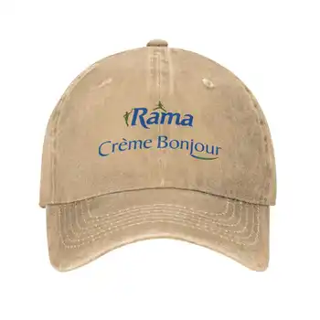 Creme Bonjour Logo Mood kvaliteedi Denim ühise põllumajanduspoliitika Kootud müts Baseball cap