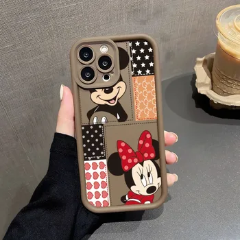 Disney Miki Ja Minni Hiir Telefoni Juhul Lihtne Tahke Värv Matt Puhul Xiaomi Poco Lisa 10 Lite X3 X4 X5 Redmi 12 11