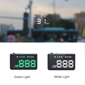 H1 Universaalne Auto GPS Digitaalne Spidomeeter HUD Esiklaas Projektor Head Up Display Kõikide Autode Veoautod Bussi Kompass lubatud kiiruse ületamise Alarm