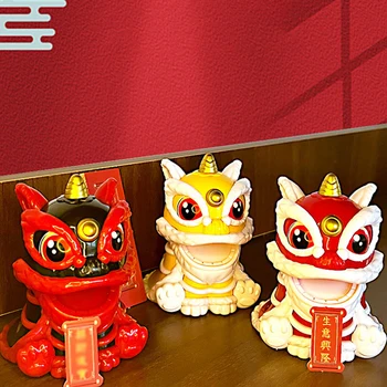 Hiina Stiilis Lion Dance Päikese Kaunistused Tuua Rikkuse Hea Õnn Home Office Desktop Dekoratsioonid, Puhkus Kingitused Sõbrale