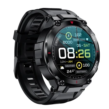 K37 GPS Smart Watch 1.32 IPS 480mAh Fitness Tracker 24/7 Südame Löögisageduse IP68 Veekindel Vere ox Väljas Sport Smartwatch Mehed