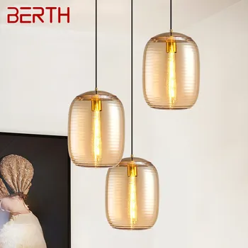 KAI Kaasaegne Kuldne LED Ripats, Tuled Tööstus Loominguline Klaasist Disain Rippus Lamp Kodus Söögi Elu-Magamistuba Decor