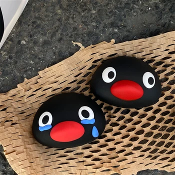 Korea Armas Naljakas Pingviin Laisk Griptok Bracket For iPhone 14 Pro Max Cartoon Telefoni Omanik Ringi Tuge Seista Grip Tok Tüdruk Kingitus