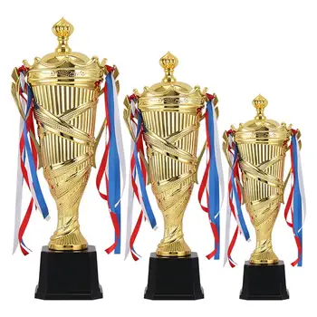 Lapsed Täiskasvanute Trofee Loominguline Cup Trophy Trophy Auhinna Sport Cup Meistrivõistlused Korvpall Pool Andmise Tseremooniad