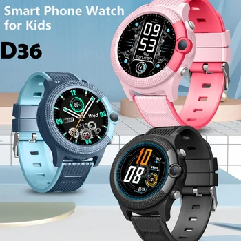 Lapsed Vaata GPS Tracker Tüdrukud Poiss HD Kaamera Smart Watch Lapsed 4G Videokõne Jälgida SOS Smartwatch lastele D36