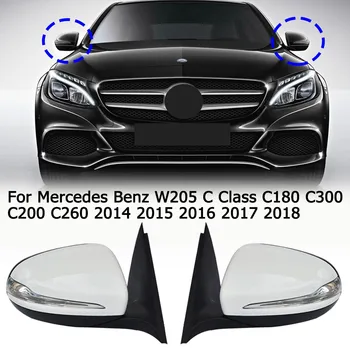 Mõeldud Mercedes-Benz W205 C-Klassi C180 C300 C200 C260 2014 2015 2016 2017 2018 Autode Elektrilised Tahavaate Peegel Assamblee Pimeala