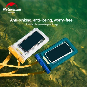Naturehike ipx8-ga-Veekindel Telefon Korral kott Kott Ujumine, Sukeldumine Suletud Lekkekindlad Puutetundlik Suur Kaamera Aken Floatable