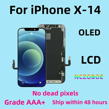 NCZOBOE AA+ Kvaliteediga Ekraan, iPhone X-XR XSMAX 11 LCD Ekraan Koos 3D Puutetundlik Digitizer iPhone 12 13 Ühtegi Surnud Pikslit